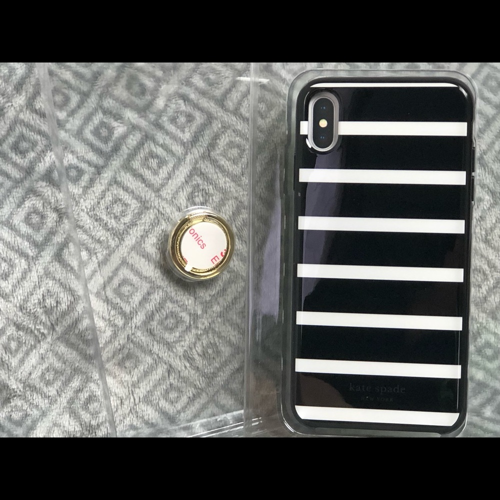NWT Kate spade ring and stripe iPhone XS Max case - Picture 5 of 8